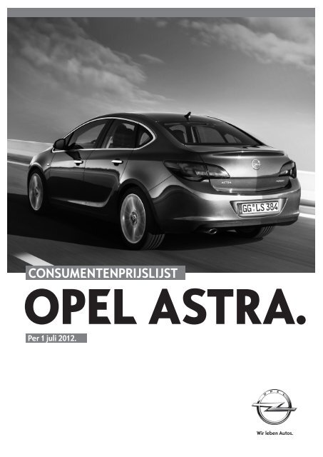 CONSUMENTENPRIJSLIJST - Opel Nederland