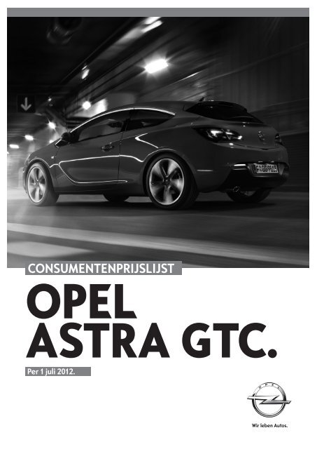 prins verzending Percentage CONSUMENTENPRIJSLIJST - Opel Nederland
