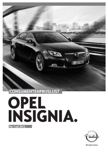 CONSUMENTENPRIJSLIJST - Opel Nederland