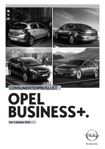 CONSUMENTENPRIJSLIJST - Opel Nederland