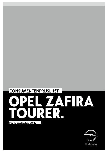 ConsumentenPrijslijst - Opel Nederland