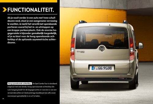 Brochure Combo Tour - Opel Nederland