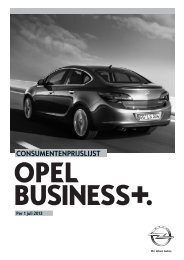 CONSUMENTENPRIJSLIJST - Opel Nederland