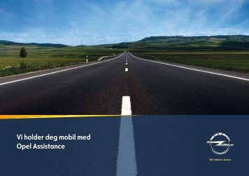 VilkÃ¥r Opel Assistanse - Opel Norge