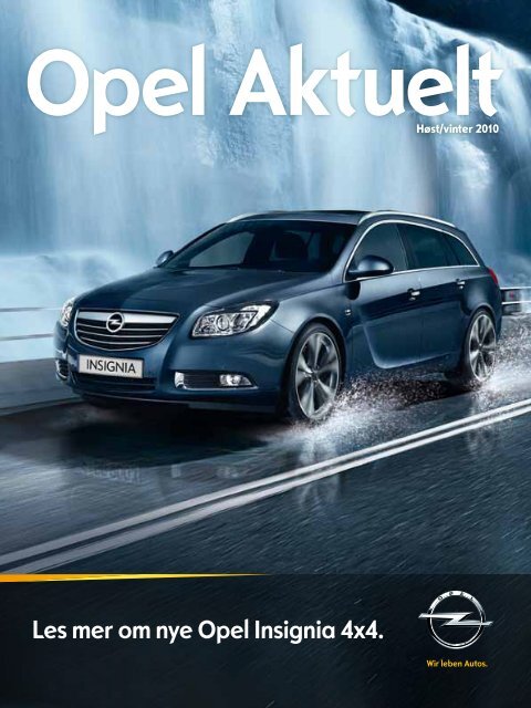 Les mer om nye Opel Insignia 4x4. - Opel Norge