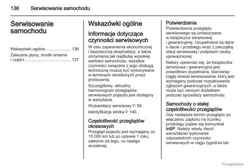 Opel Agila 2012 â Instrukcja obsÅugi â Opel Polska