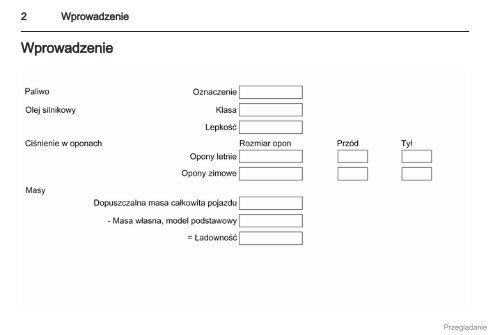 Opel Agila 2012 â Instrukcja obsÅugi â Opel Polska