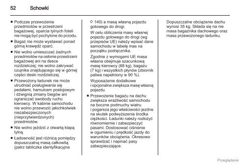 Opel Agila 2012 â Instrukcja obsÅugi â Opel Polska