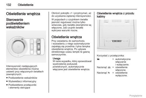 Opel Insignia 2012.5 â Instrukcja obsÅugi â Opel Polska