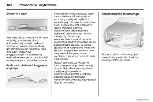 Opel Insignia 2012.5 â Instrukcja obsÅugi â Opel Polska