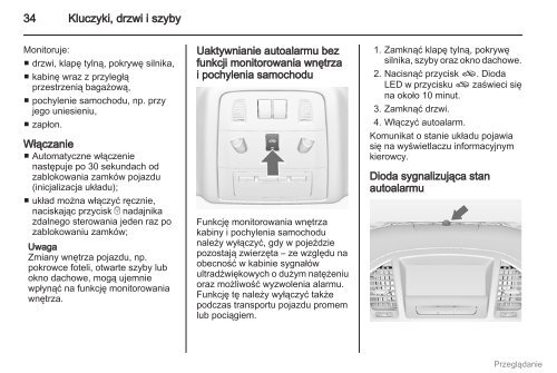 Opel Insignia 2012.5 â Instrukcja obsÅugi â Opel Polska