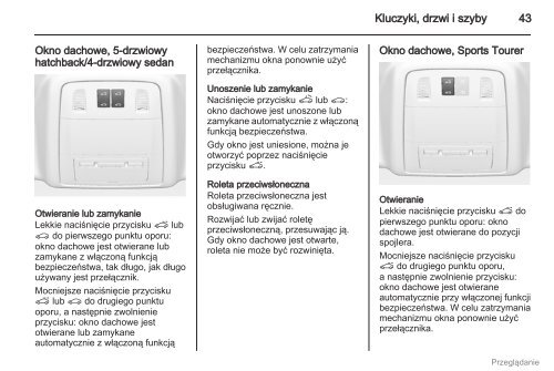 Opel Insignia 2012.5 â Instrukcja obsÅugi â Opel Polska