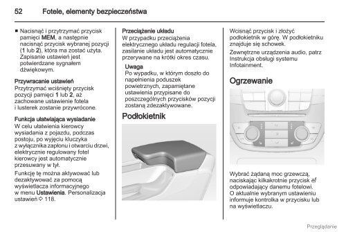 Opel Insignia 2012.5 â Instrukcja obsÅugi â Opel Polska