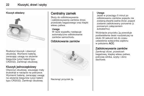 Opel Antara 2011 â Instrukcja obsÅugi â Opel Polska