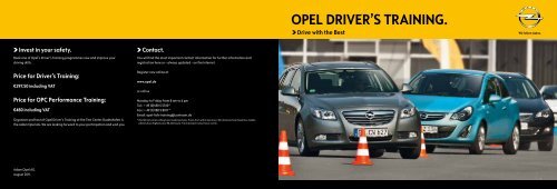 Opel Driver's Training.