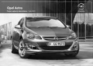 Noul Astra lista de preţuri - Opel