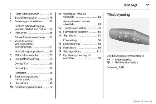 Se Ã¤garhandbok - Opel