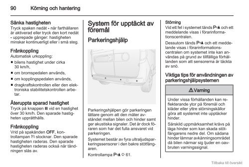 Se Ã¤garhandbok - Opel