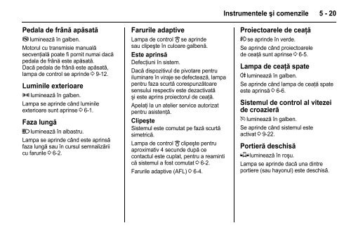 Manual Zafira - Opel