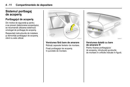 Manual Zafira - Opel