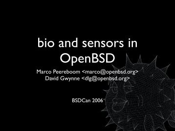 bio and sensors in OpenBSD