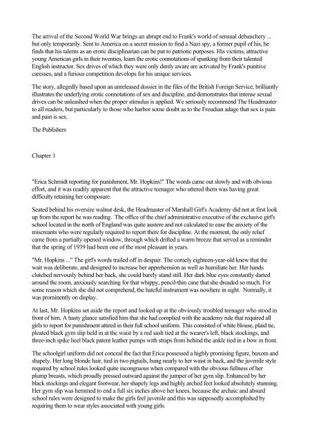 CLP-188 The Headmaster by William St. Cyr Foreword ... - OpenDrive