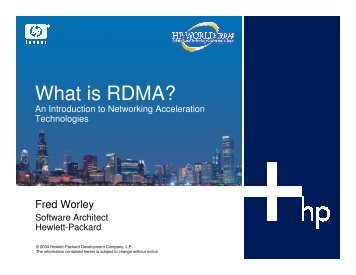 What is RDMA? - OpenMPE