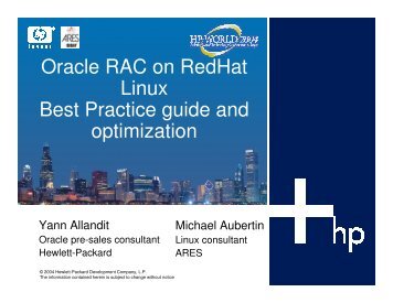 Oracle RAC on RedHat Linux Best Practice guide and ... - OpenMPE