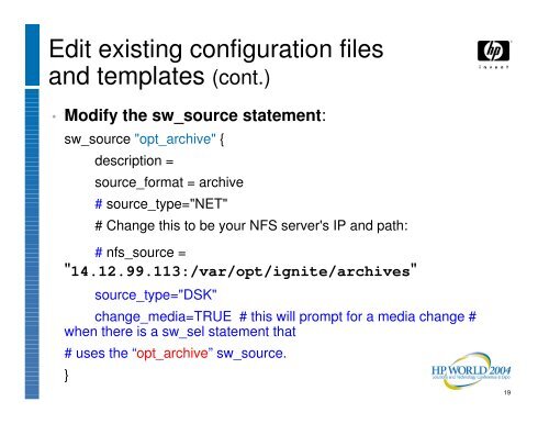 Creating a recovery CD or DVD using make_net_recovery - OpenMPE