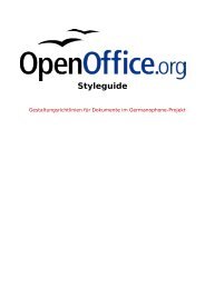 Styleguide - OpenOffice.org