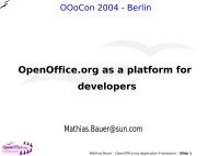 OpenOffice.org as a platform for developers