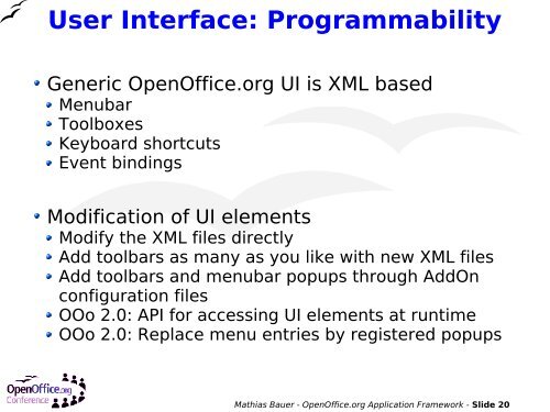 OpenOffice.org as a platform for developers