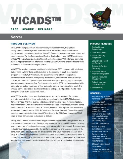 VICADSâ¢ Server - Open Roads Consulting Inc.
