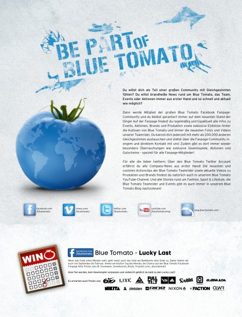 Blue Tomato Freeskikatalog 2012 2013