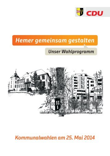 CDU Hemer Wahlprogramm 2014