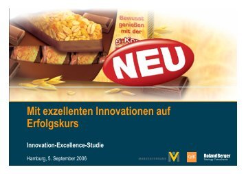 Mit exzellenten Innovationen auf Erfolgskurs