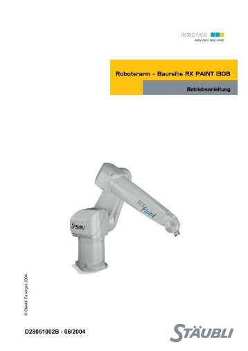 Roboterarm - Baureihe RX PAINT 130B ... - eule-roboter.de