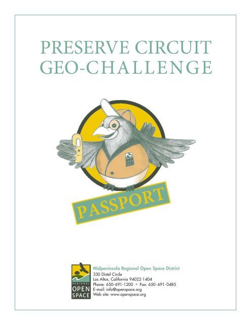 Preserve Passport - Midpeninsula Regional Open Space District