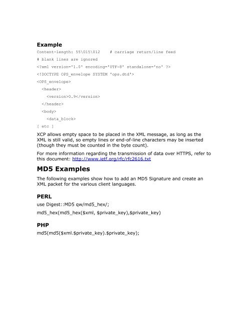 OpenSRS API Integration for XML