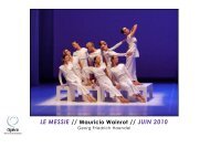 LE MESSIE // Mauricio Wainrot // JUIN 2010 - OpÃ©ra de Bordeaux