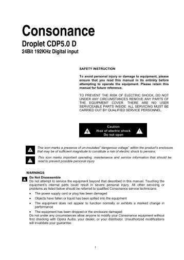 Droplet CDP5.0 D - Opera Consonance