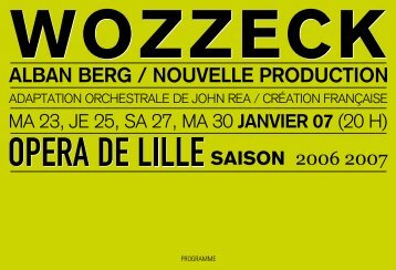 wozzeck - OpÃ©ra de Lille