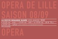 la petite renarde rusÃ©e - OpÃ©ra de Lille