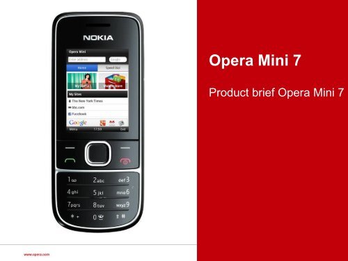 Opera Mini 7 Product Presentation