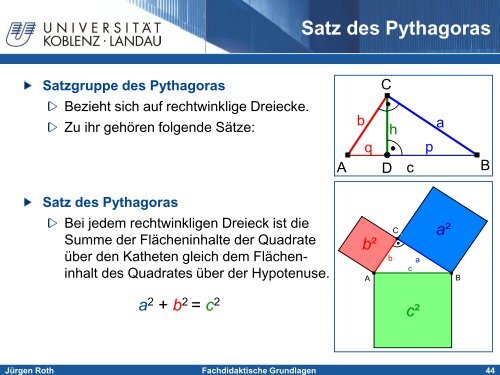 Fachdidaktische Grundlagen - Didaktik der Mathematik ...