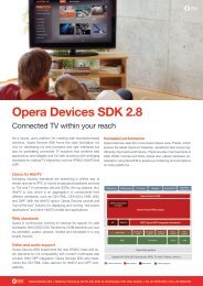 Opera Devices SDK 2