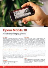 Opera Mobile 10