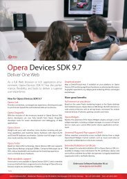 Opera Devices SDK 9.7