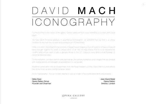 iconography daVid MACH - Opera Gallery