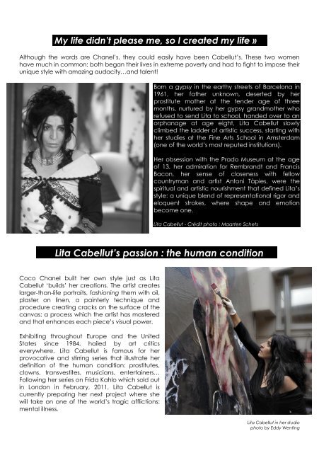Lita Cabellut / Coco Chanel - Opera Gallery